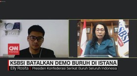 VIDEO: Serikat Buruh KSBSI Batalkan Demo di Istana