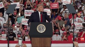 VIDEO: Seminggu Sembuh Covid-19, Trump Langsung Kampanye