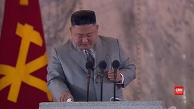 VIDEO: Berpidato di HUT Partai Buruh, Kim Jong Un Menangis