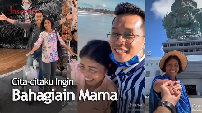 Viral Video Seorang Anak Wujudkan Keinginan Sang Ibu Naik Pesawat, Bikin Haru!