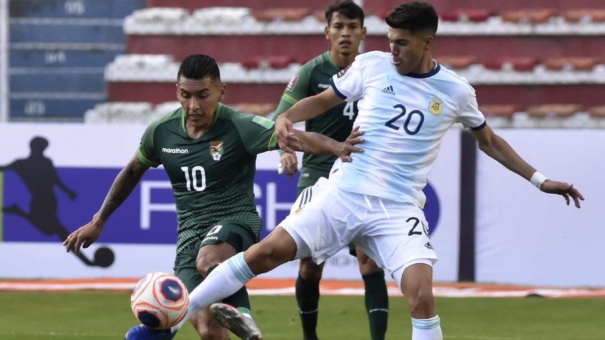 FOTO: Messi Absen Cetak Gol, Argentina Tekuk Bolivia 2-1