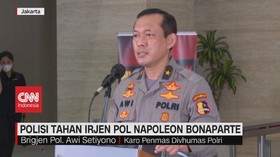 VIDEO: Polisi Tahan Irjen Pol Napoleon Bonaparte