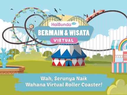Wah, Serunya Naik Wahana Virtual Roller Coaster!