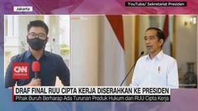 VIDEO: Draf Final RUU Cipta Kerja Diserahkan ke Presiden