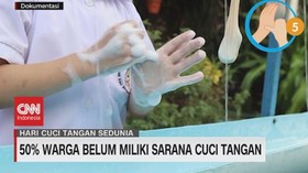 50% Warga Belum Miliki Sarana Cuci Tangan