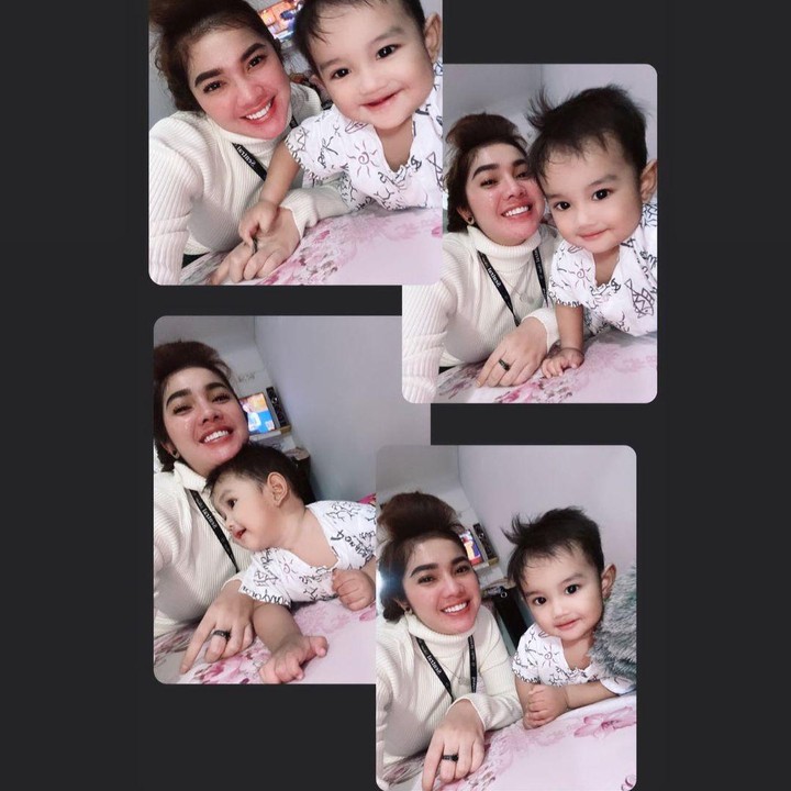 <p>2. Dari pernikahan tersebut, Raya Kitty dikaruniai seorang anak laki-laki bernama Abqari al Tariq pada 14 Oktober 2019. usia Abqari kini genap 1 tahun, Bunda. (Foto: Instagram @rayanurfitrird)</p>
