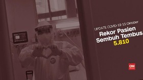 VIDEO: Pasien Sembuh Covid Tembus 5.810 Per 15 Oktober