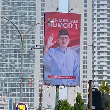 Viral Gegara Baliho, Arief Muhammad Siap Umumkan Deklarasi