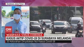 VIDEO: Kasus Aktif Covid-19 di Surabaya Melandai