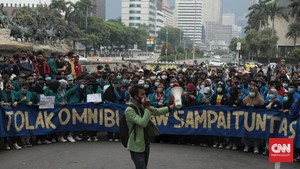Setahun Jokowi, Ribuan Buruh dan Mahasiswa Bergerak ke Istana
