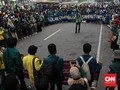 Mahasiswa Gagal Tembus Istana, Demo Diadang Kawat Berduri