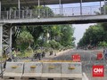 Demo Mahasiswa, Akses Istana Ditutup Beton Pembatas
