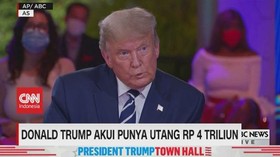 VIDEO: Donald Trump Akui Punya Utang Rp.5 Triliun