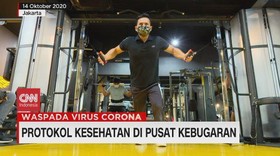 VIDEO: Protokol Kesehatan di Pusat Kebugaran