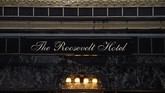 FOTO: Hotel Legendaris Berusia 100 Tahun di New York Tutup Sejak 1924, Hotel Roosevelt di New York, Amerika Serikat, telah menjadi saksi sejarah.