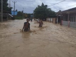 Sungai di Donggala Meluap, 955 Rumah Terendam dan 1 Jembatan Putus