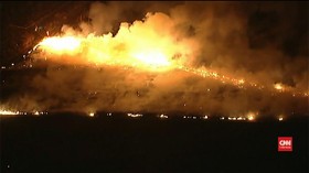 VIDEO: Suhu Mencapai 100 Derajat, Hutan California Terbakar