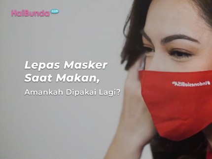 Lepas Masker Saat Makan, Amankah Dipakai Lagi?