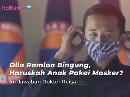 Olla Ramlan Bingung, Haruskah Anak Pakai Masker? Ini Jawaban Dokter Reisa