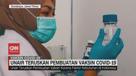 VIDEO: Unair Teruskan Pembuatan Vaksin Covid-19