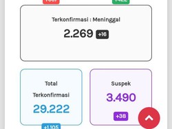 Update Corona di Jateng 16 Oktober: 29.222 Positif, 2.269 Meninggal