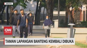 VIDEO: Taman Lapangan Banteng Kembali Dibuka