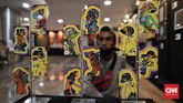 FOTO: Refleksi Kehidupan Masa Pandemi Dalam Karya Seni Rupa Sejumlah seniman menggelar pameran seni rupa bertajuk