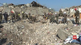 VIDEO: Rudal Hantam Rumah di Azerbaijan, 12 Orang Tewas