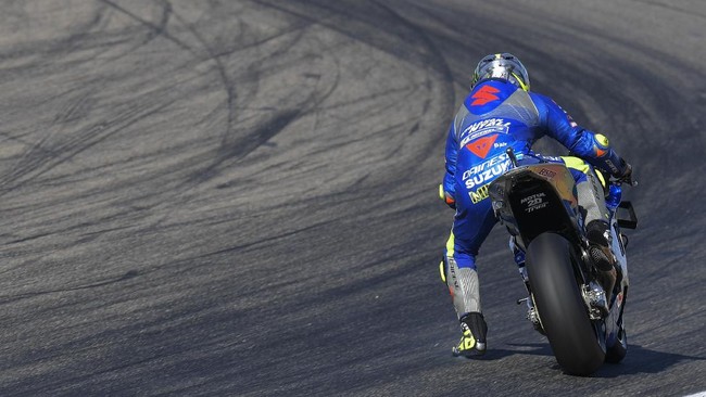 Joan Mir punya kesempatan jadi juara dunia MotoGP 2020 di MotoGP Valencia, Minggu (15/11). Berikut cara Joan Mir bisa jadi juara dunia.