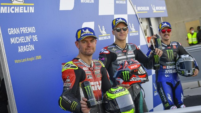 FOTO: Aksi Terbaik Kualifikasi MotoGP Aragon