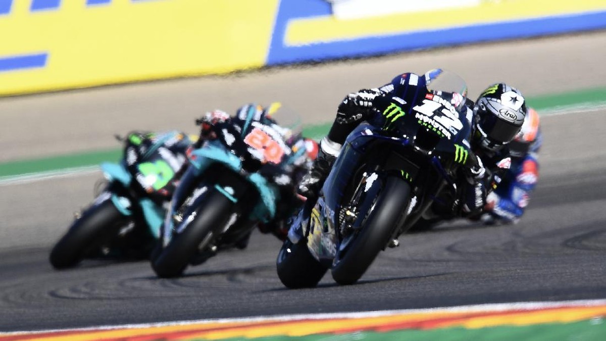 FOTO: Potret Terbaik Kemenangan Rins di MotoGP Aragon