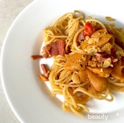 Gak Bikin Mual, Resep Spagetti Aglio O Lio tapi Creamy