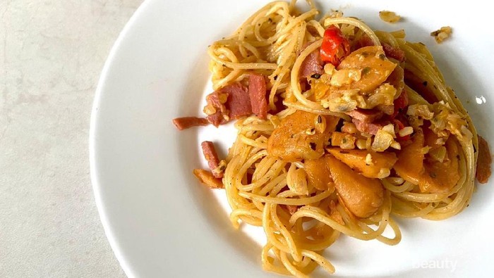 Gak Bikin Mual, Resep Spagetti Aglio O Lio tapi Creamy