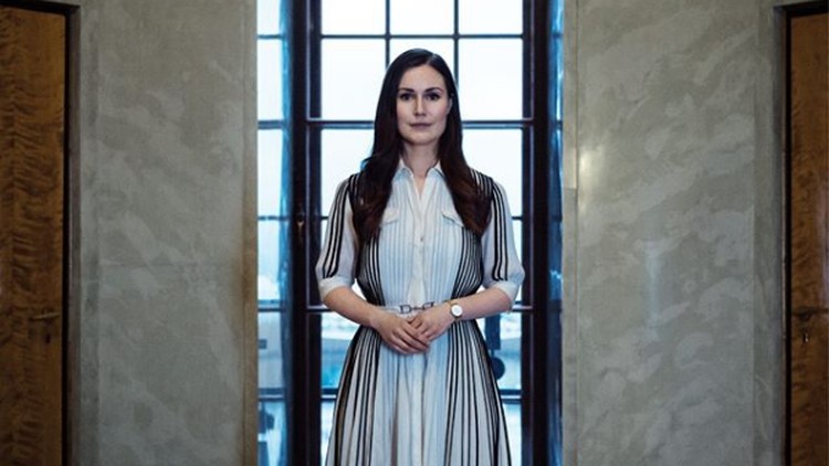 Sanna Marin Perdana Menteri Finlandia Sanna Marin.