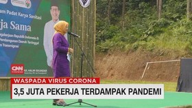 VIDEO: 3,5 Juta Pekerja Terdampak Pandemi
