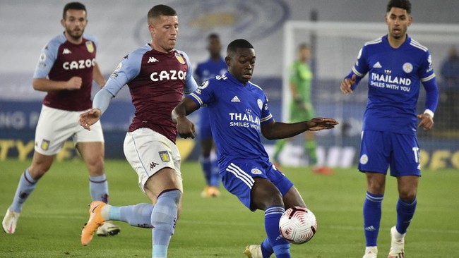 Aston Villa menang 1-0 atas Leicester City dalam matchday kelima Liga Inggris 2020/2021, Senin (19/10) dini hari waktu Indonesia.