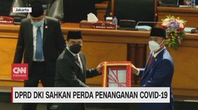 VIDEO: DPRD DKI Sahkan Perda Penanganan Covid-19