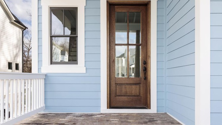 8 Cara Memilih Warna  Pintu  Rumah  Minimalis Berdasarkan 
