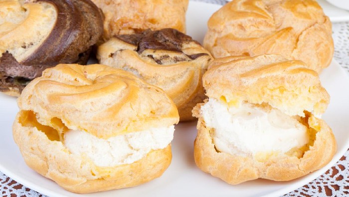 Indonesian Food Sweet Kue Sus Rum