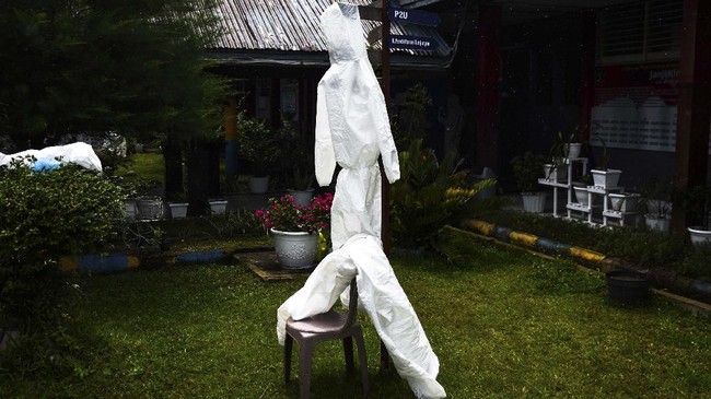FOTO: Momok Covid-19 di Lapas Perempuan Pekanbaru