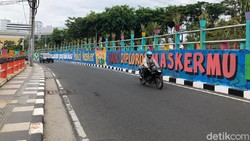Mural Protokol Kesehatan, Ingatkan Warga Agar Jaga Jarak