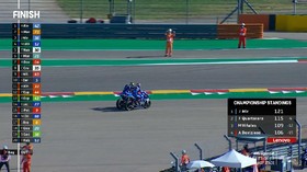 VIDEO: Momen Lucu Motor Alex Rins Mogok Usai MotoGP Aragon