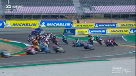 VIDEO: Momen Mengerikan Navarro Nyaris Terlindas di GP Aragon