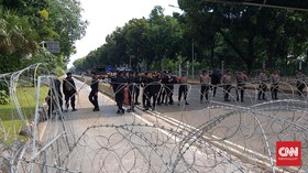 10.587 TNI-Polri Kawal Demo Omnibus Law di Jakarta Hari Ini