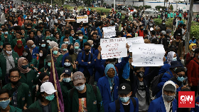 Demo Ciptaker, BEM SI Beri Waktu Jokowi Sampai Sumpah Pemuda