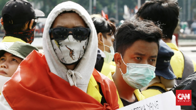 Tuntutan demo mahasiswa dan buruh hari ini mencakup kebebasan sipil, pemberantasan korupsi, dan penolakan terkait UU Cipta Kerja.