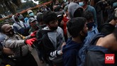 FOTO: Demo Omnibus Law, Kado Satu Tahun Jokowi-Ma'ruf Demonstrasi menolak Omnibus Law Cipta Kerja berlangsung di Jakarta pada 20 Oktober 2020, bertepatan hari peringatan satu tahun kepemimpinan Jokowi-Ma'ruf.