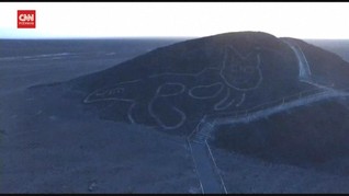 VIDEO: 'Kucing' 2.000 Tahun Bersantai di Gurun Peru