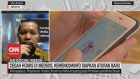 VIDEO: Cegah Hoaks di Medsos, Kemenkominfo Buat Aturan Baru