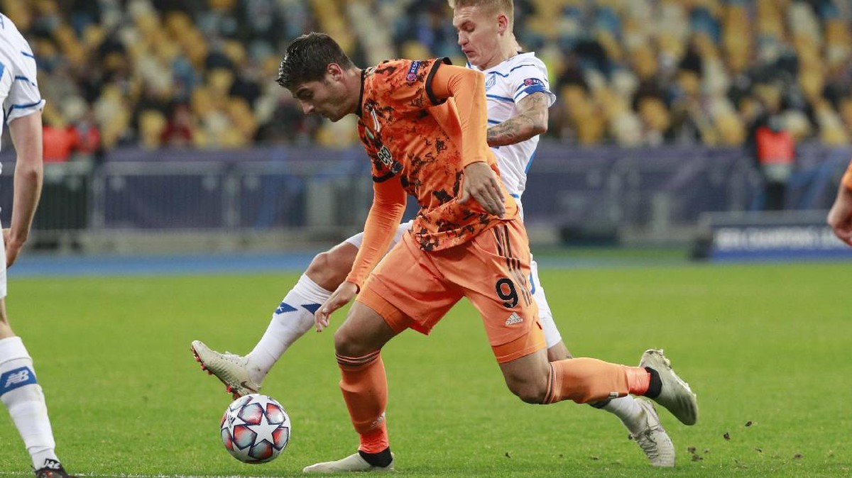FOTO: Dua Gol Morata Antar Juventus Tekuk Dynamo Kiev